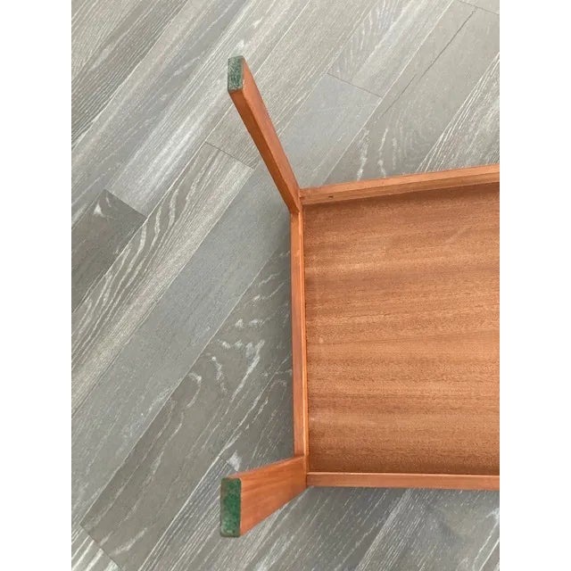 Mid 20th Century Danish Modern Teak Side Table by Bent Silberg Mobler From Denmark For Sale - Image 9 of 11