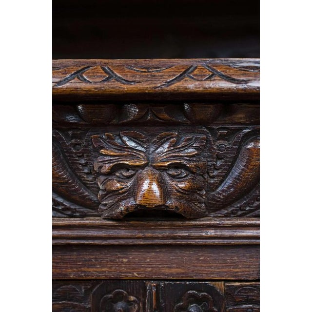 2000 - 2009 Neo-Renaissance Cabinet in Oak For Sale - Image 5 of 9