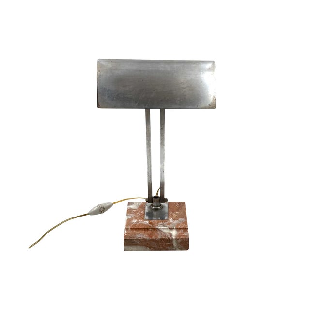 Art Deco Desk Lamp from Fare, France, 1930 For Sale - Image 3 of 14