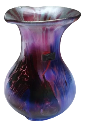 Glass Vase by Franz Austen forr Austen Glashütte, Bavarian Forest, Germany, 1970s