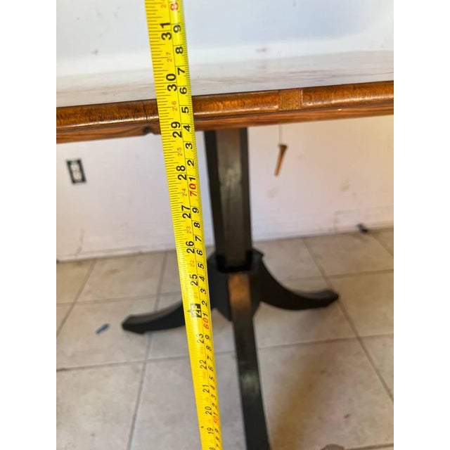 Vintage Duncan Phyfe Style Flip Top Table For Sale - Image 12 of 14