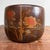 Mid-Century Modern Japanese Hibachi with Peony Lacquer Decoration, 1958 For Sale - Image 3 of 13