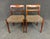1960s Pair of Vintage Danish Mid Century Modern Rosewood "Garmi" Side Chairs by Nils Jonsson For Sale - Image 5 of 6