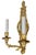 Metal Late 20th Century French Neoclassical Empire Style Gilt Bronze Two Light Wall Sconces W. Mirrors - a Pair For Sale - Image 7 of 17