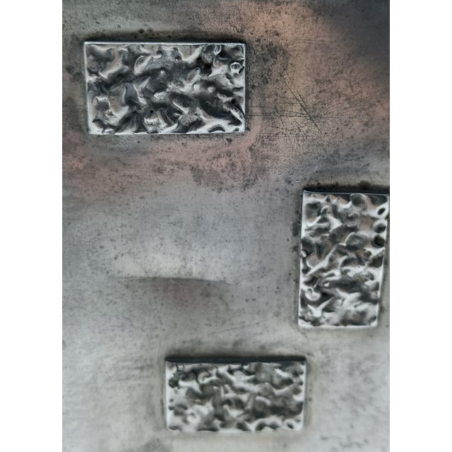 Handcrafted Pewter Vases, Italy, 1960s, Set of 2 For Sale - Image 10 of 12