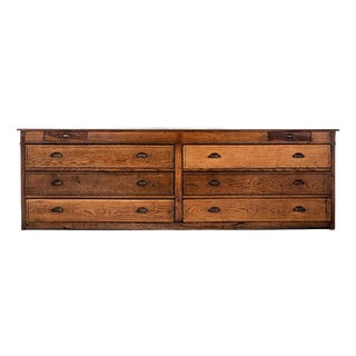 French Oak Haberdashery Shop Counter For Sale