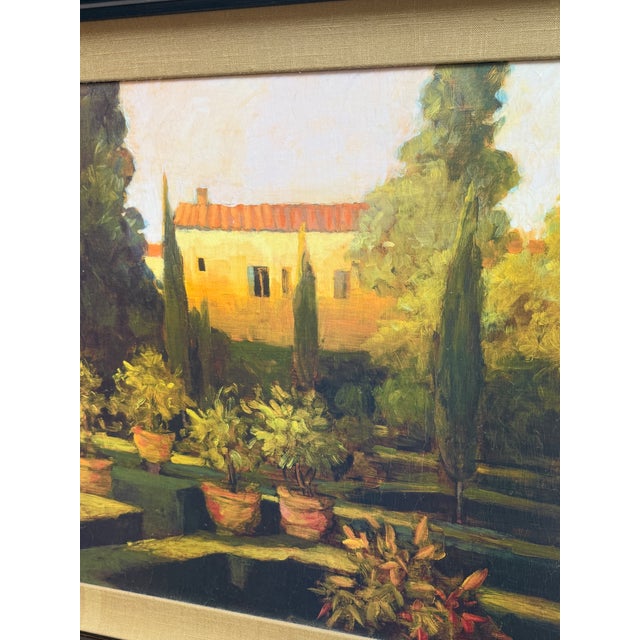 Paint Philip Craig Verona Garden in Tuscany Giclee, Signed For Sale - Image 7 of 12