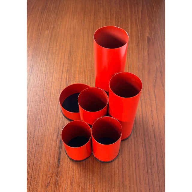 Mid-Century Space Age German Metal Desk Utensilo from Deyhle, 1960s For Sale - Image 17 of 18