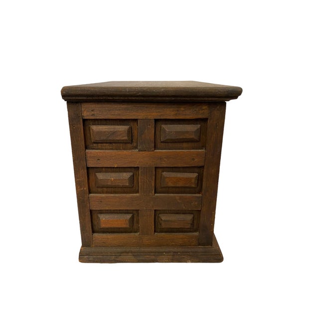 Mid 20th Century Mexican Wooden Tabletop Chest by Artes De Mexico Internacionales For Sale In Indianapolis - Image 6 of 10
