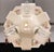 Restored 1930s Art Deco Ceramic Flush Mount Light For Sale - Image 4 of 8