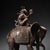 Late 19th Century Gilt Bronze Monkey on Elephant Statue, 1.5kg For Sale - Image 4 of 8