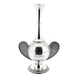 Antique Tiffany & Co Sterling Silver Lenox Invitational Tennis Trophy Vase, 1886