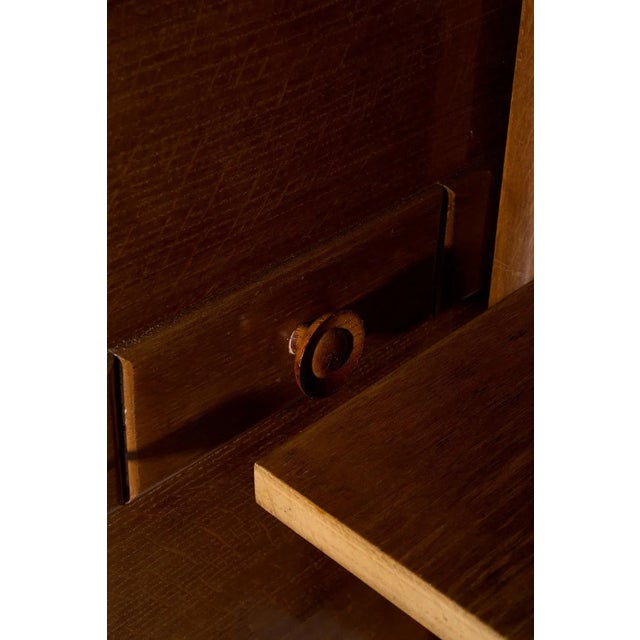 Italian Tall Wooden Cabinet, 1950 For Sale - Image 11 of 13