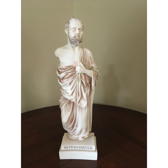 1960s Vintage Hippocrates Statue For Sale - Image 13 of 13