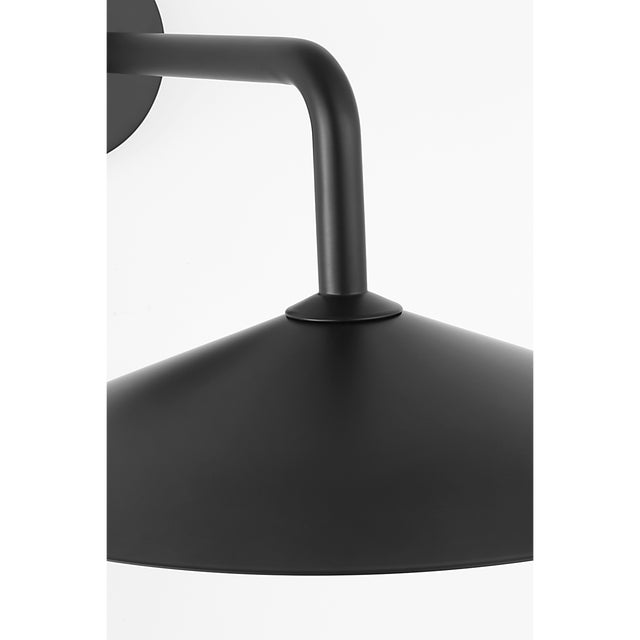 2020s Amber Lewis for Visual Comfort Signature Ponce 9" Sconce in Modern Iron with Modern Iron Shade For Sale - Image 5 of 11