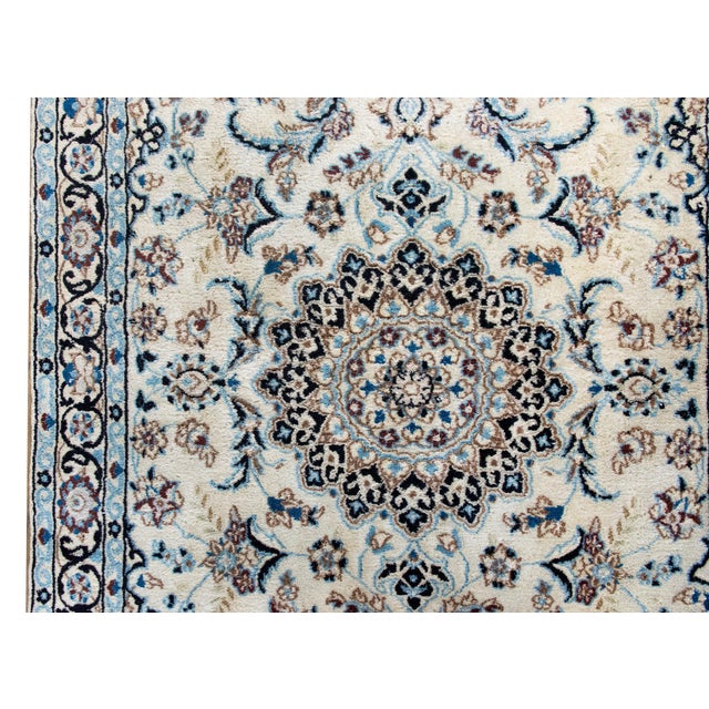 Vintage Persian Naein Rug For Sale - Image 9 of 16