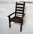 Cabin Mid 20th Century Reed Brothers Barkwood Ladder Back Chair For Sale - Image 3 of 11