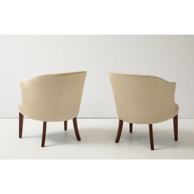 Brown 1940's Swedish Walnut Lounge Chairs For Sale - Image 8 of 11