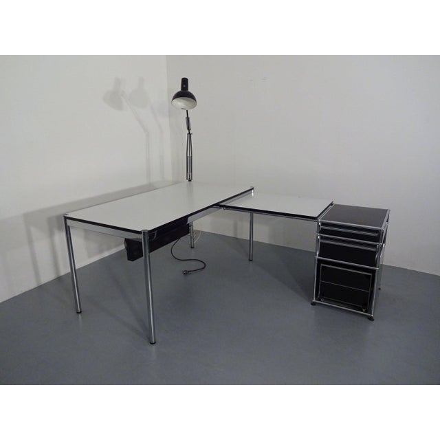 1990s Large Desk by Fritz Haller and Paul Schärer for USM Haller, Switzerland, 1990s For Sale - Image 5 of 18