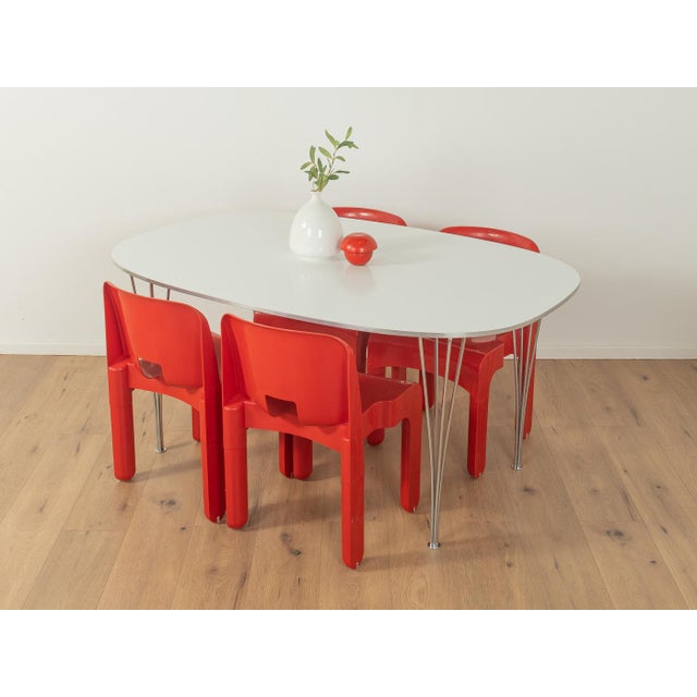 Postmodern B612 Superellipse Dining Table by Piet Hein & Bruno Mathsson for Fritz Hansen, 1960s For Sale - Image 3 of 11