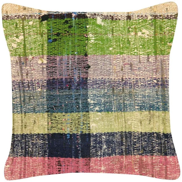 Traditional 1960s Turkish Hemp Pillow For Sale - Image 3 of 3