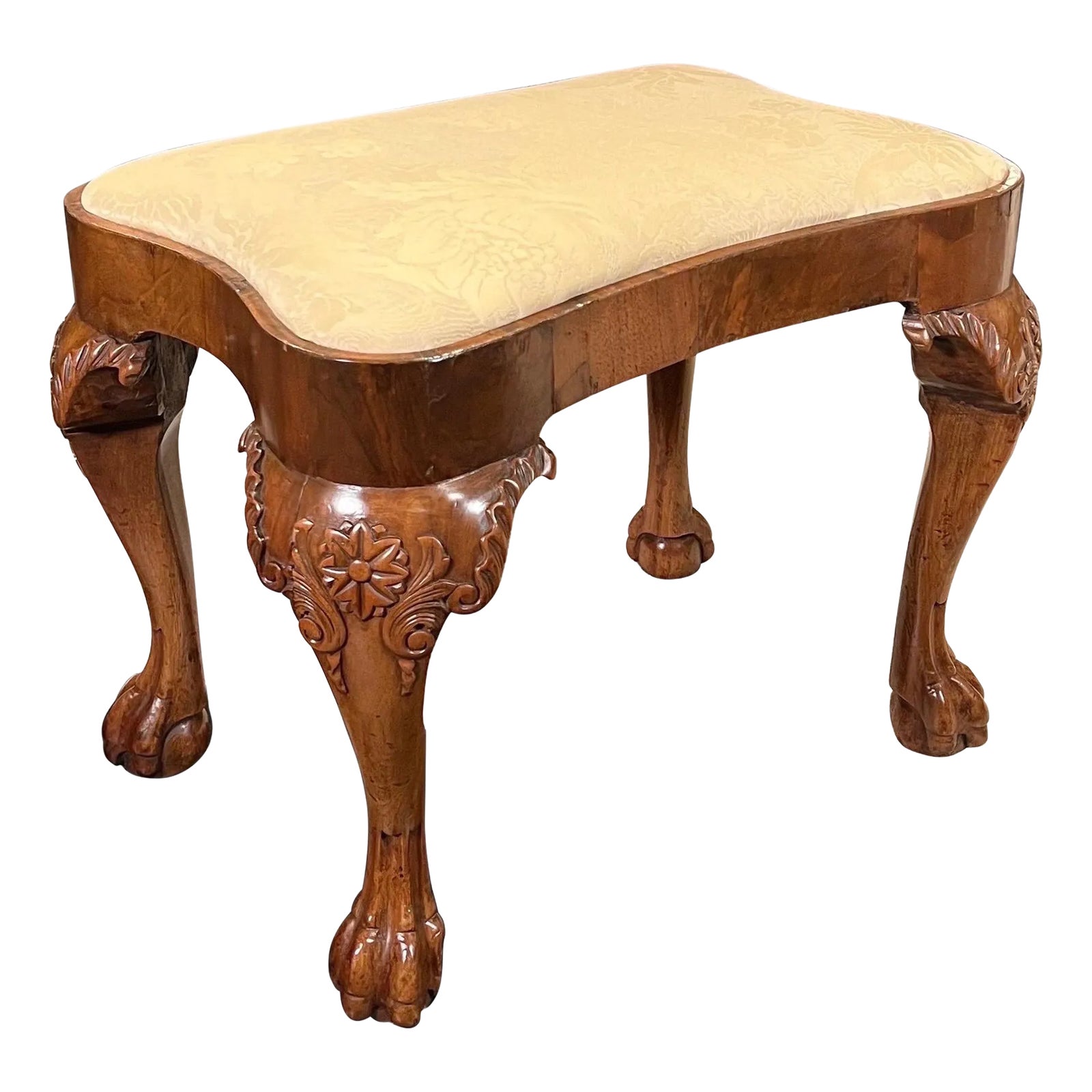 Mid 19th Century George II Walnut Stool Property of Nelson A ...