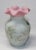 Mid-Century Modern 1980s Fenton Lotus Mist Butterfly & Berry 5 1/2" Ruffled Vase For Sale - Image 3 of 6
