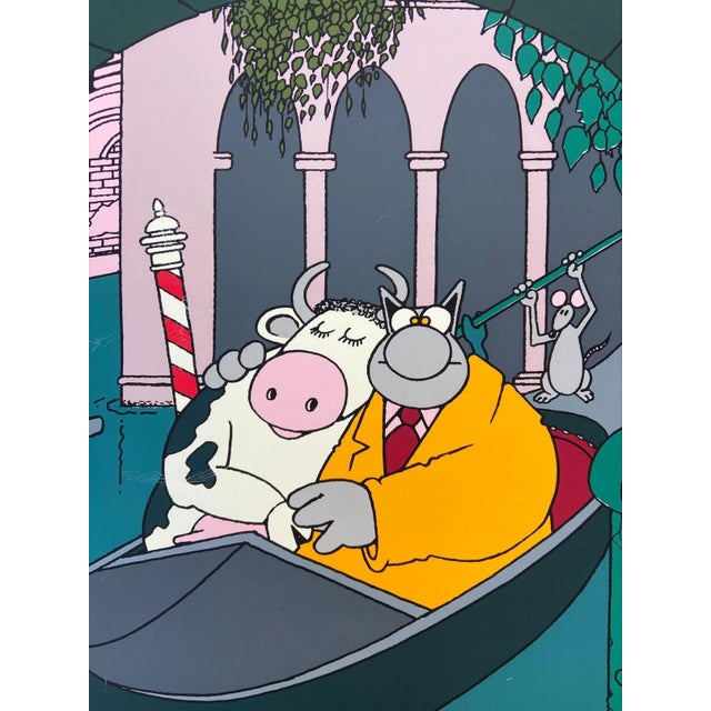 Philippe Geluck, Venise, 2003, Screenprint For Sale - Image 7 of 8