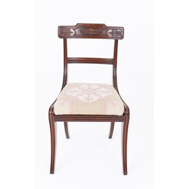 Antique Regency Dining Chairs in Mahogany, 1810, Set of 8 For Sale - Image 5 of 7