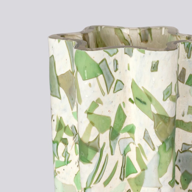 The Nougat Collection is another result of our tests with Murano blown glass. The patterns on these vases and glasses,...