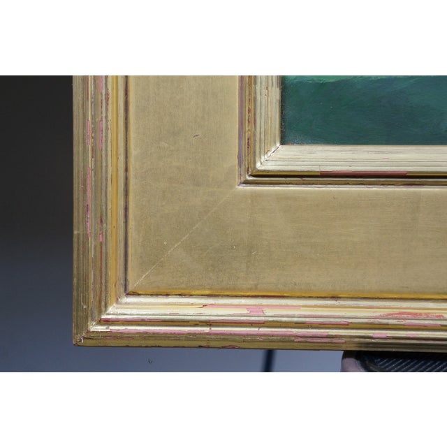 Late 20th Century Late 20th Century Sankaty Golf Course Nantucket, Ma Oil Landscape Painting Bettie J. Sarantos For Sale - Image 5 of 12