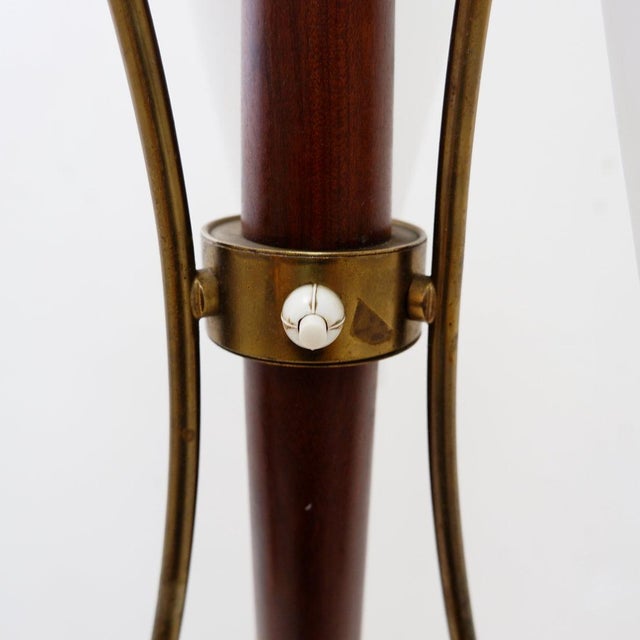 Vintage Tripod Floor Lamp with Opaline Glass from Stilnovo, 1950s For Sale - Image 6 of 16