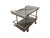 Mid-Century Modern Vintage Gilt Metal Bar Trolley, 1970s For Sale - Image 3 of 9
