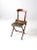 Brown Antique Civil War Folding Camp Chair For Sale - Image 8 of 13