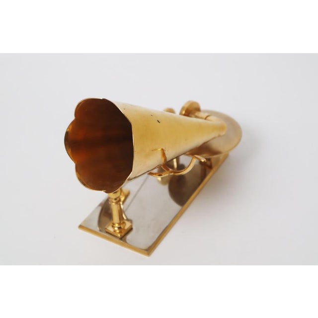 Handcrafted Golden First Gramophone by Emil Berliner, Germany, 1887 For Sale - Image 15 of 18
