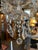 1930s Hollywood Colonial Style Clear Crystal Five Light Chandelier For Sale In Minneapolis - Image 6 of 13
