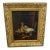 Continental School Interior Scene of a Sleeping Child and Watchful Dog, 19th C For Sale
