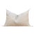 Ivory Star Cluster Lumbar Moroccan Silk Pillow For Sale
