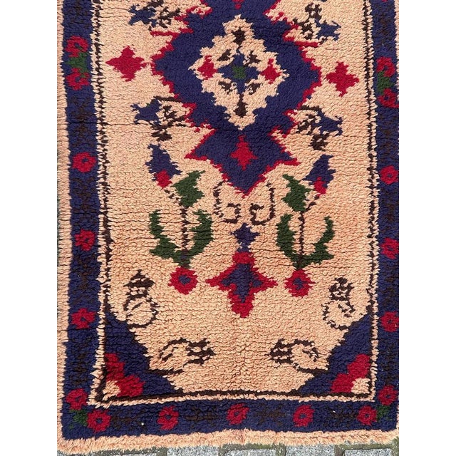 French Cogolin Oushak Rug, 1940s For Sale - Image 3 of 17