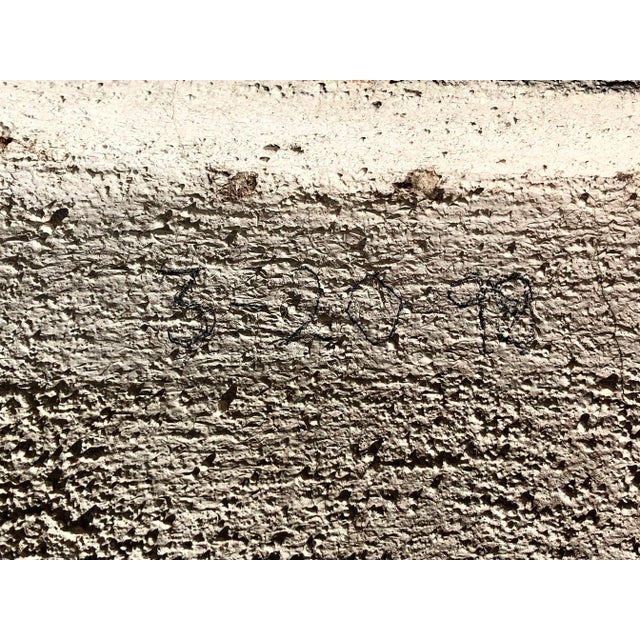 Gray Vintage Majorcan Style Cast Stone Sunburst Medallion by Quatrain for Dessin Fournir For Sale - Image 8 of 9