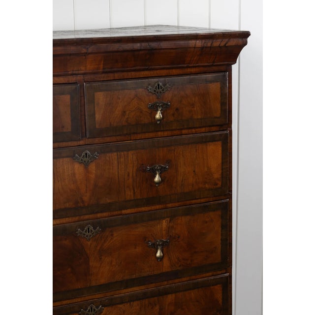 18th Century Walnut George II Queen Anne Chest on Stand For Sale - Image 9 of 15