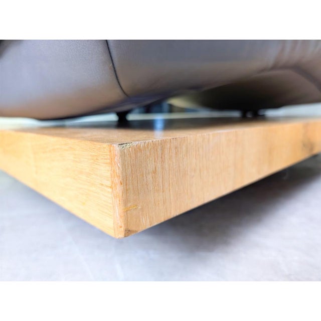 Free Motion Edit 2 Sofa in Leather and Oak from Koinor, Set of 2 For Sale - Image 4 of 18