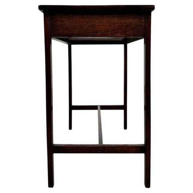 18th Century English Georgian Mahogany Side Table For Sale - Image 10 of 12