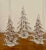 Set of 3 Vintage Silvestri Handcrafted Clear Glass Christmas Trees For Sale - Image 4 of 7