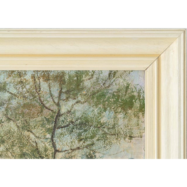 Dutch Impressionist Landscape Oil Painting, Country Path & Farmhouse, by Jacobus Doeser, Early 20th Century For Sale - Image 6 of 18