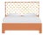 Mar Platform Bed King, Citrus Orange For Sale
