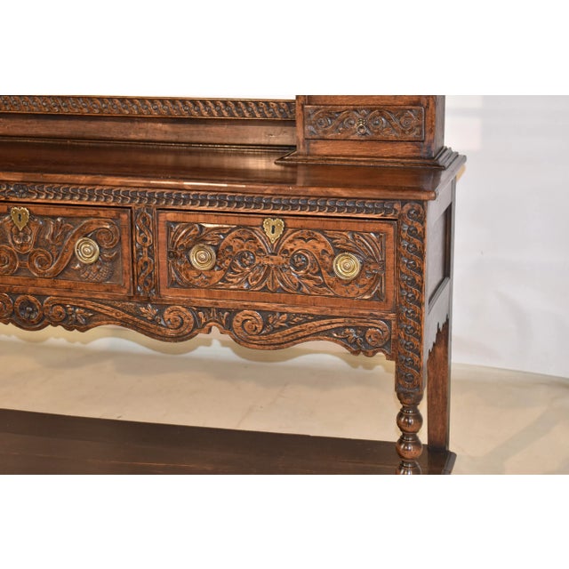 18th Century 18th Century English Oak Welsh Dresser For Sale - Image 5 of 12