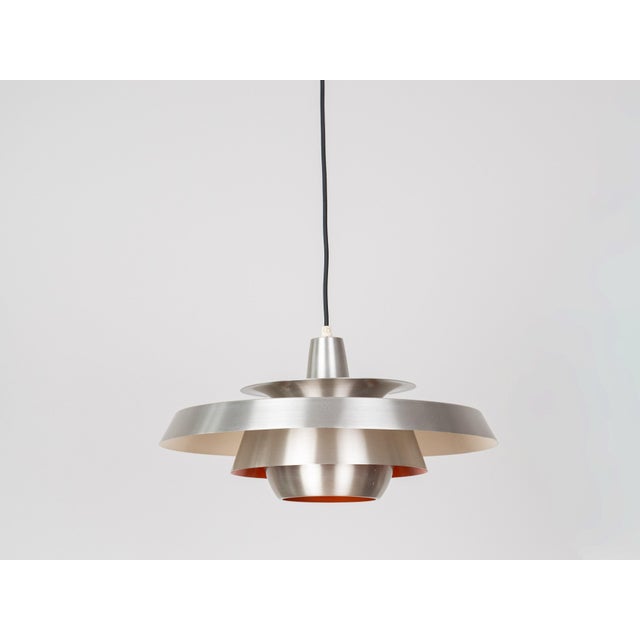 Vintage Aluminum Pendant Lamp by David Mogensen for Superlight, 1980s For Sale - Image 4 of 15
