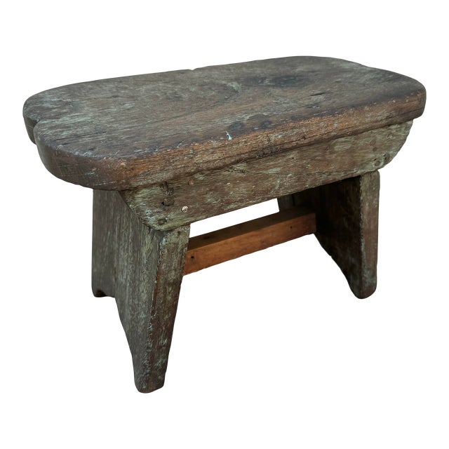Antique Petite Milking Stool, Early 1900s For Sale