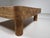 Brown French Solid Pine Coffee Table with Cylindrical Legs, 1970s For Sale - Image 8 of 10